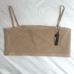 SKIMS Power Mesh Bandeau - Size 2X - Sienna (“Nude” Color)